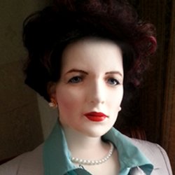 Textile Doll Margaret head (2014) (Head)